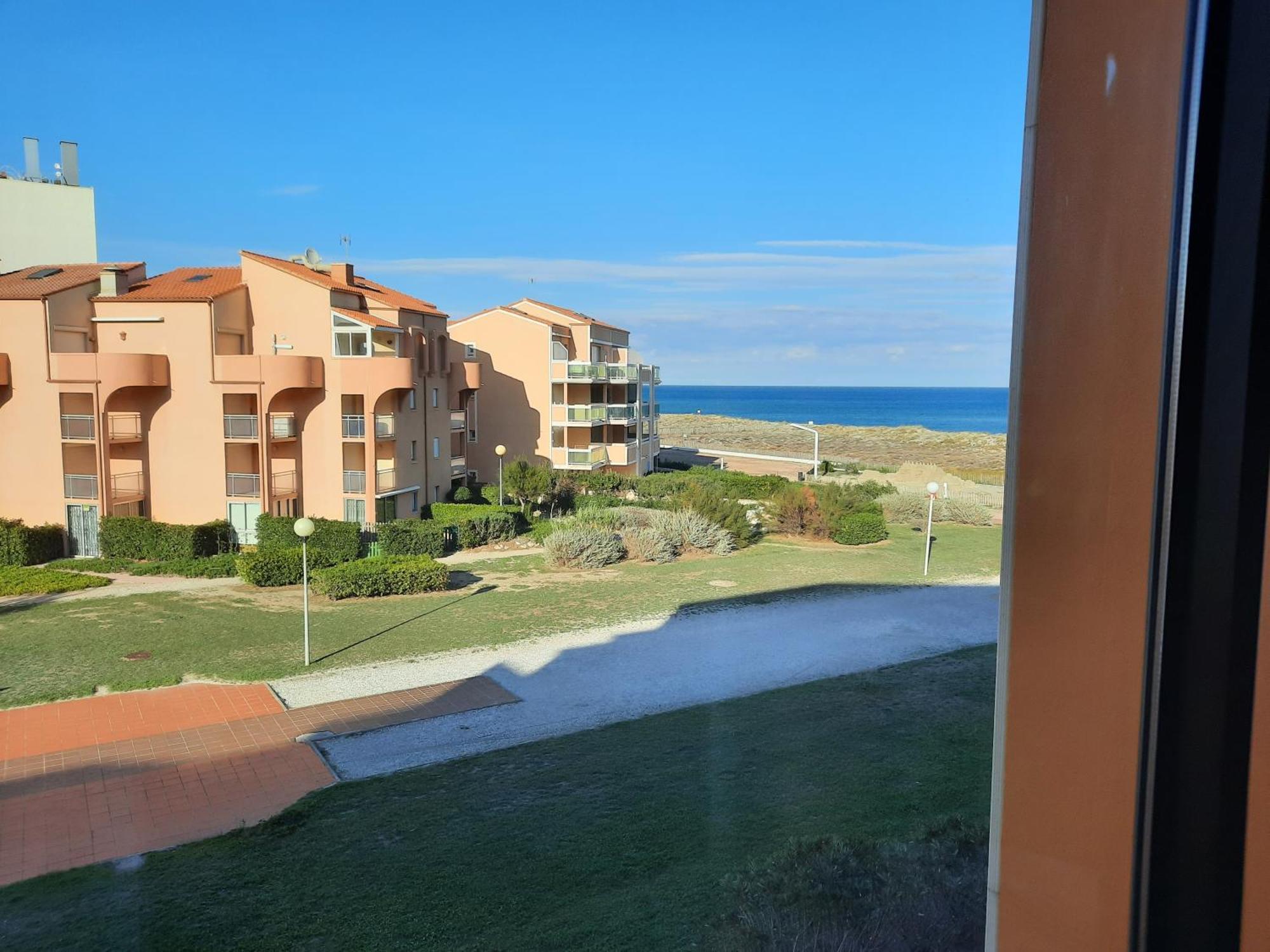 Appartement Vue Mer, Acces Direct Plage, Parking Privatif 르발카레스 외부 사진